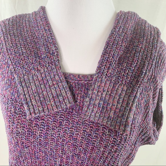 American Eagle purple and pink sweater - Picture 5 of 14